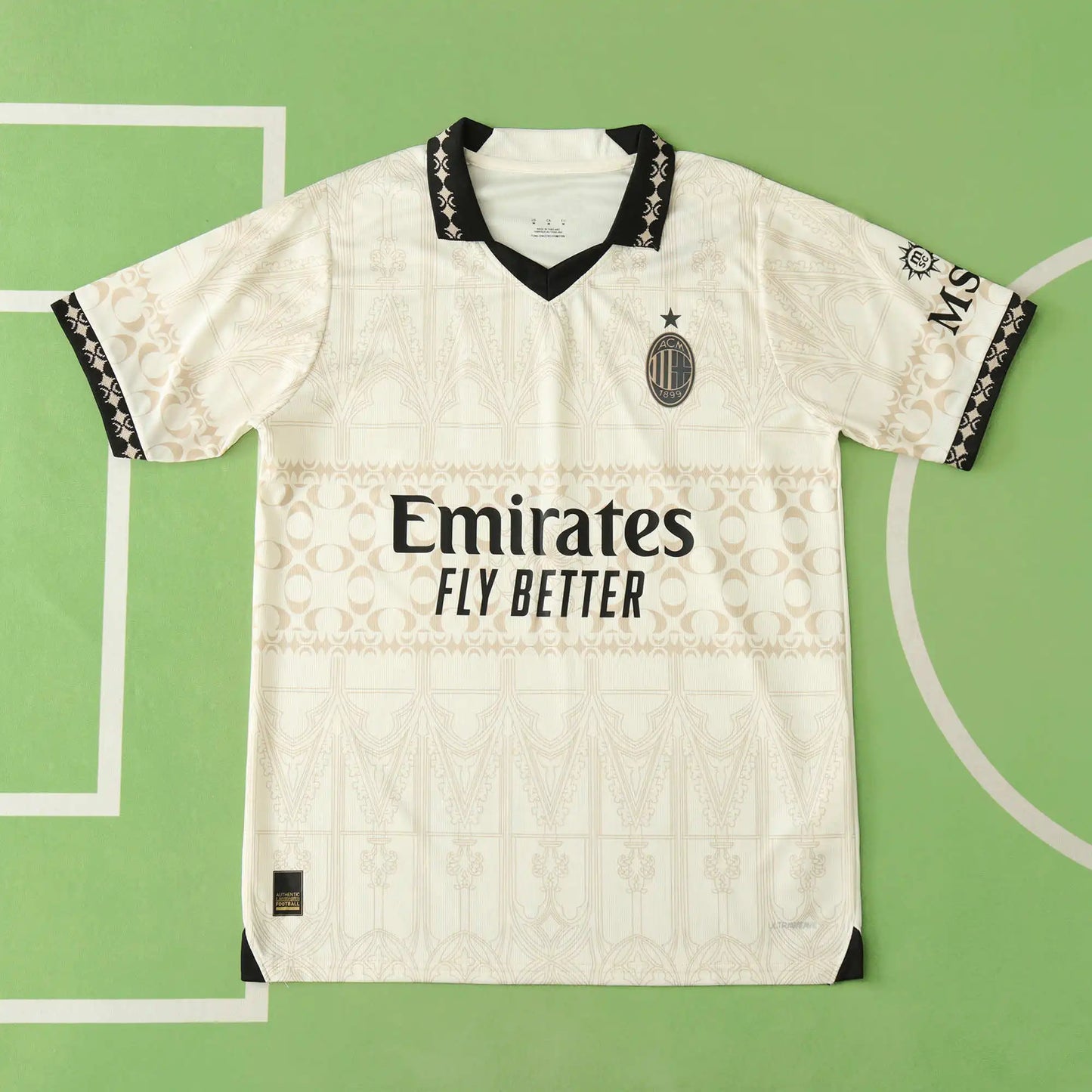 2324 season AC Milan fourth beige Fan version