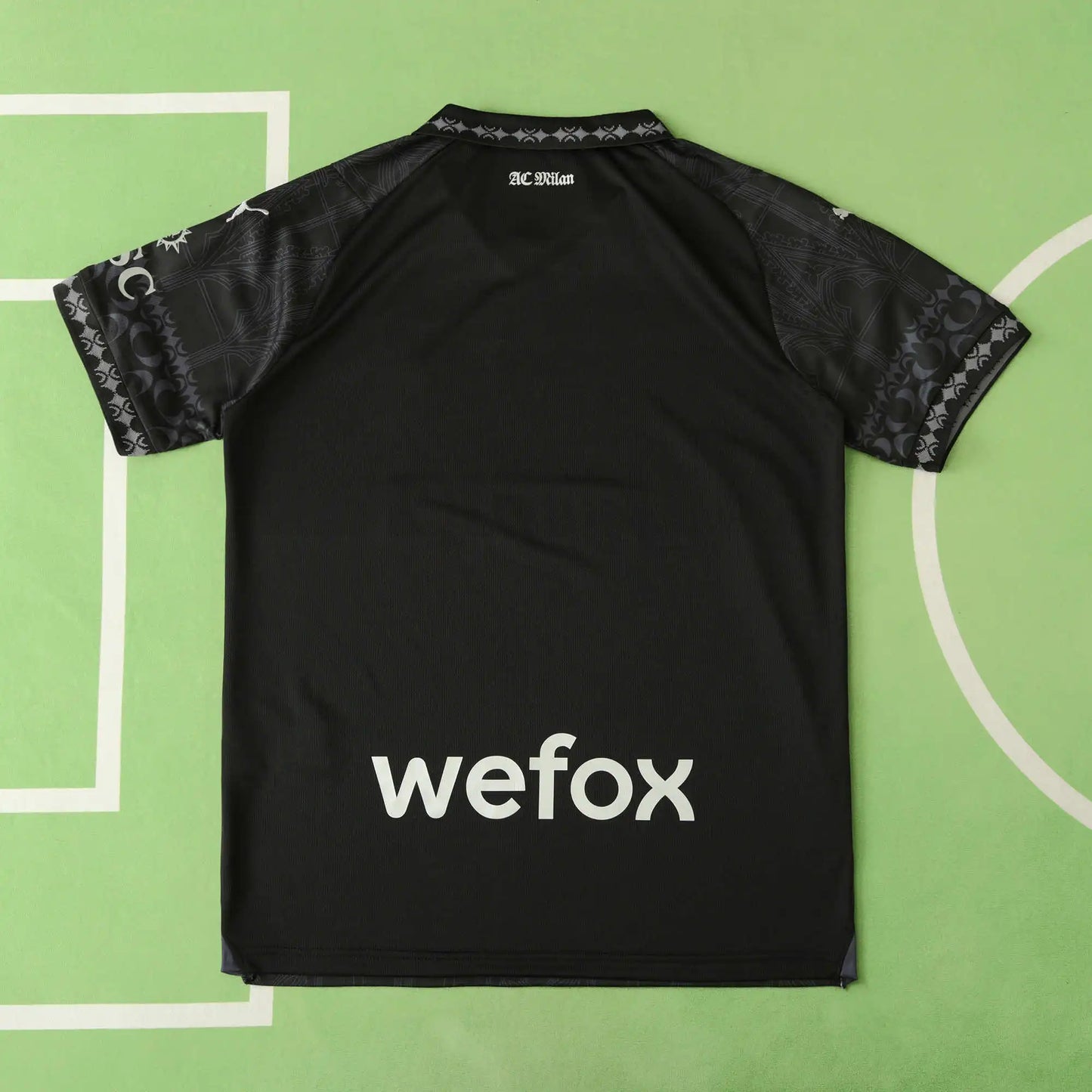 2324 season AC Milan fourth black Fan version