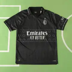 2324 season AC Milan fourth black Fan version