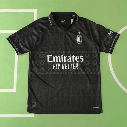 2324 season AC Milan fourth black Fan version
